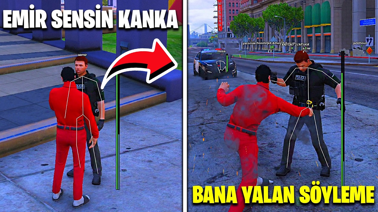 FiveM Hile İle Yeni Başlayan POLİSİ OYUN İSMİ İLE TROLLEDİM - tanıdı !? (Fivem Hile Troll)
