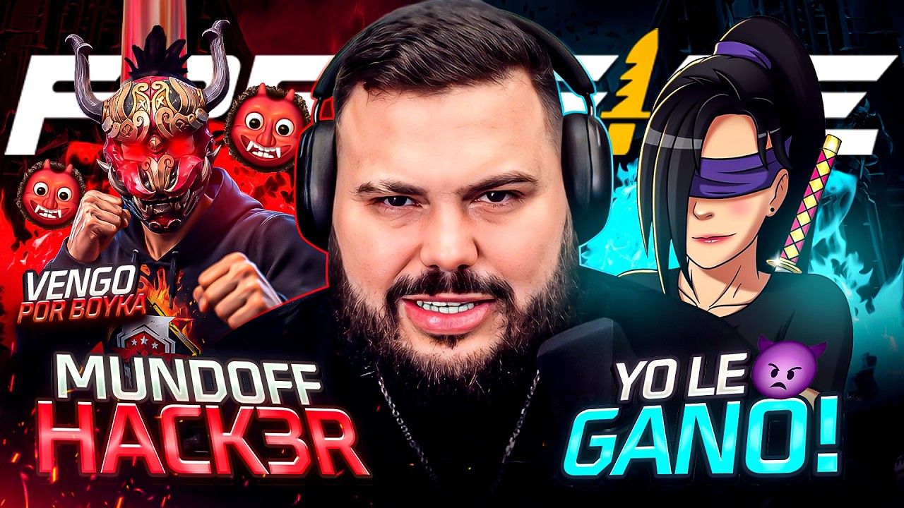 LLEGÓ EL HACKER MÁS DESCARADO DE FREE FIRE… MUNDOFF QUERÍA ENFRENTAR A BOYKA EN PVP Y ESTO PASÓ 😱