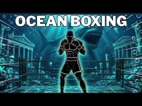 OCEAN BOXING 🌊🥊 Dive into the Deep! | Rhythm Boxing Game for PE & Brain Breaks⚡️Interactive Warm Up! background
