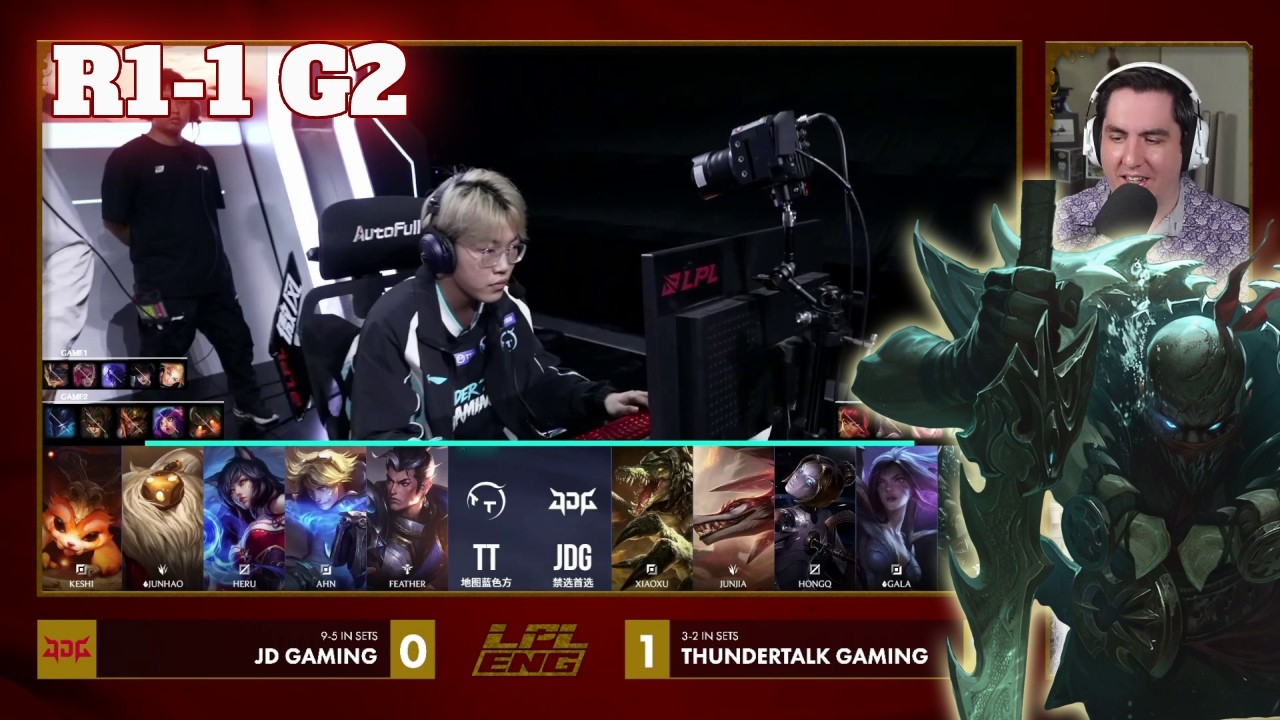 JDG vs TT - Game 2 | Round 1 S16 LPL Spring Playoffs 2026 | JD Gaming vs ThunderTalk Gaming G2 full background