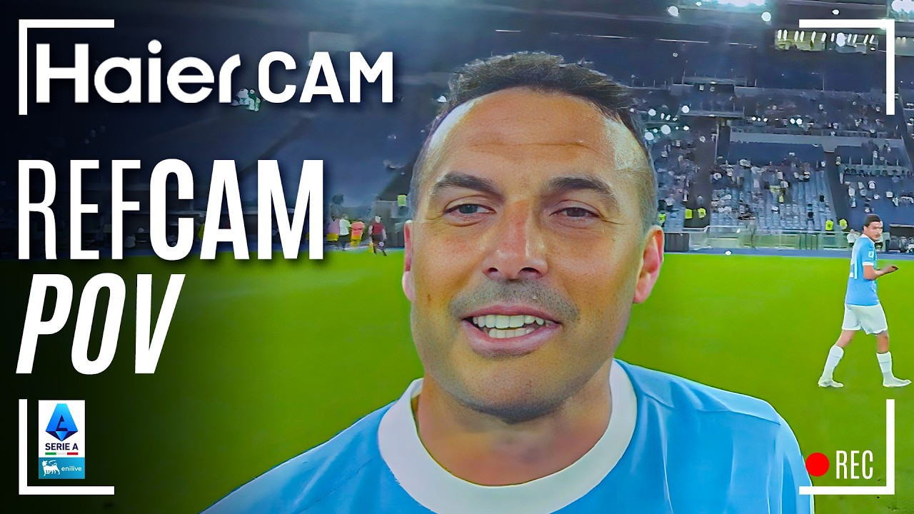 HAIER CAM | REF CAM POV: You Are The Referee in Lazio-Pisa | Serie A 2025/26