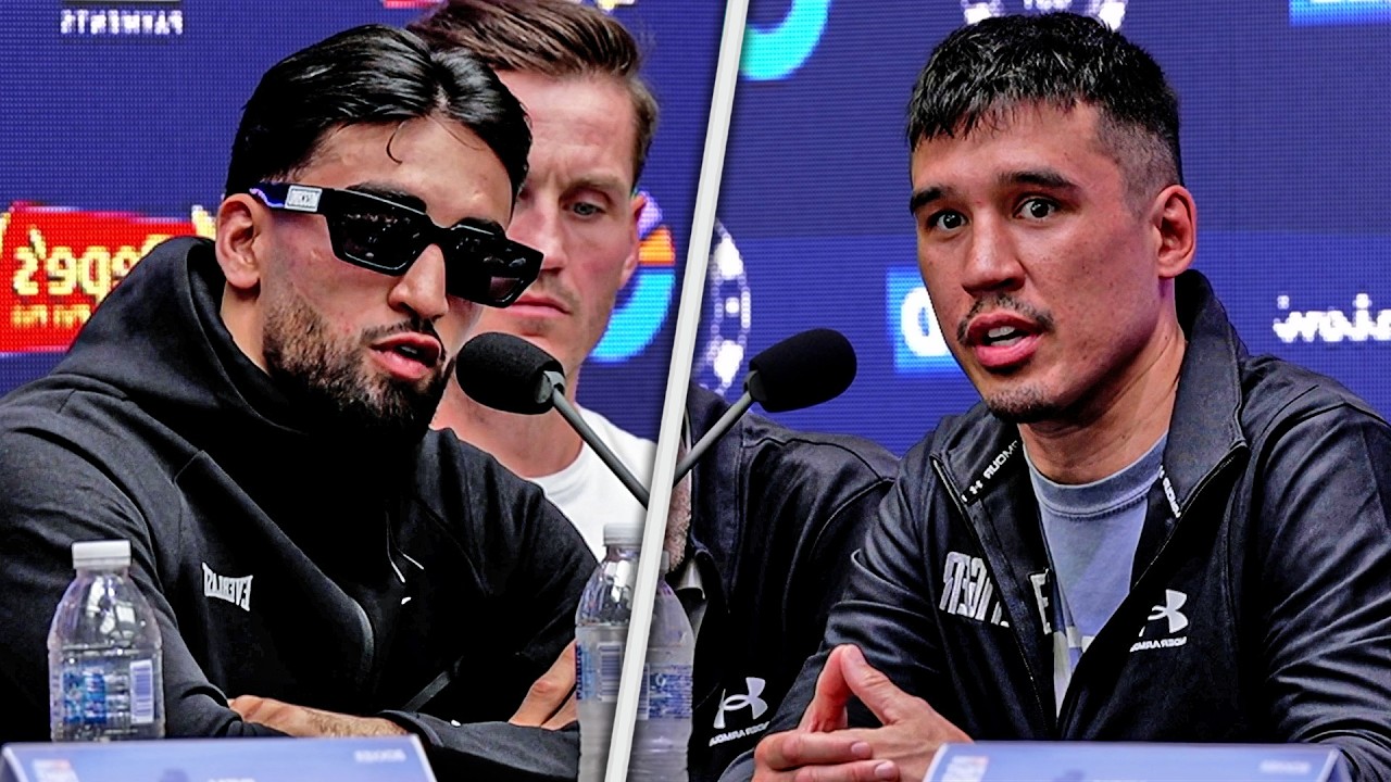 HIGHLIGHTS | Adam Azim vs Steve Claggett Press Conference | Boxxer background
