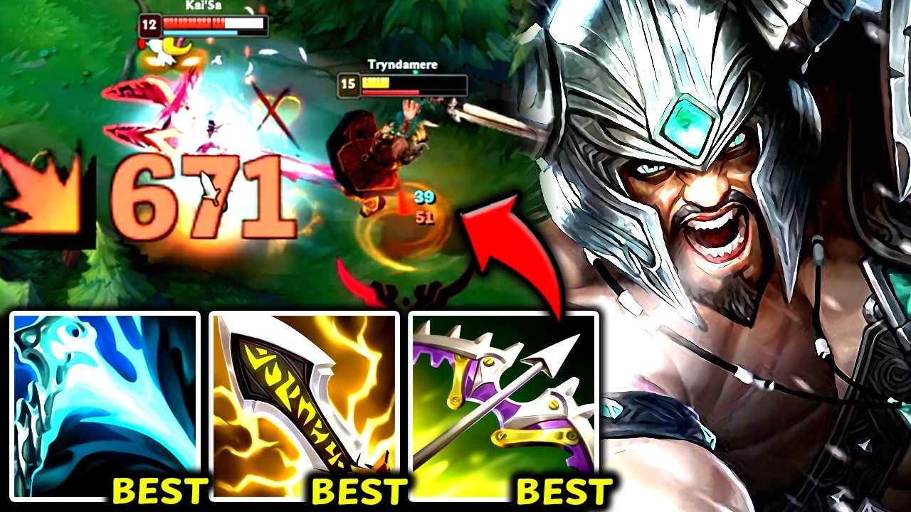TRYNDAMERE TOP IS 100% BROKEN AT LEVEL 1... (YOU CANT LOSE🤣) - 2026 Tryndamere TOP Gameplay Guide