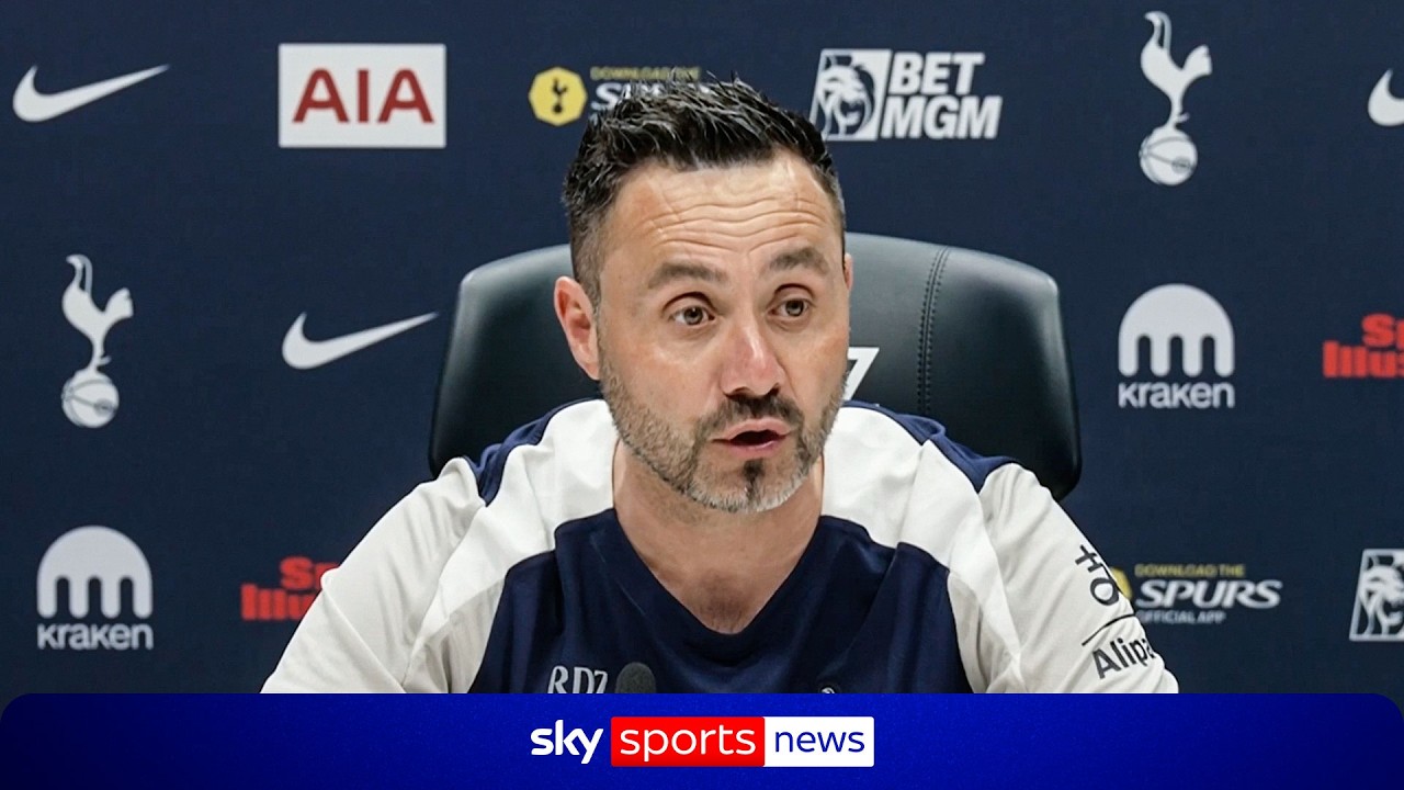 "Losers think negative" | Roberto De Zerbi's fiery Spurs press conference