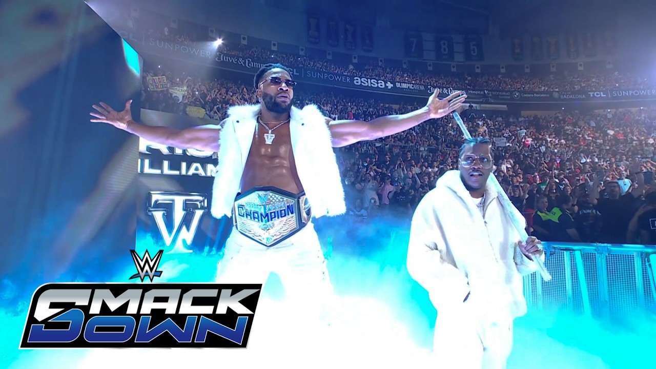 Trick Williams (With Lil Yachty) Entrance: WWE SmackDown in Barcelona, May 29, 2026 background