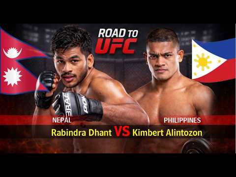 Rabindra Dhant vs Kimbert Alintozon | Road to UFC season 5 | Galaxy Arena Macau | full fight background