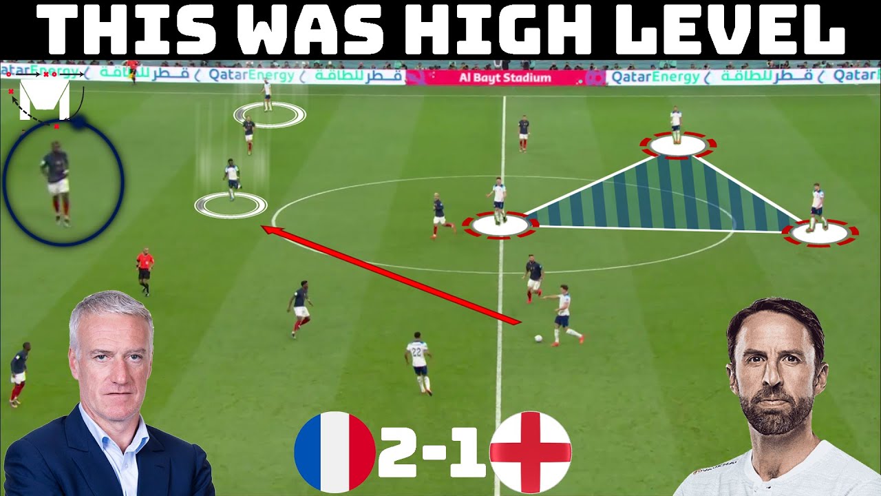 Tactical Analysis : France 2 - 1 England | England Unlucky To Lose? | backdrop