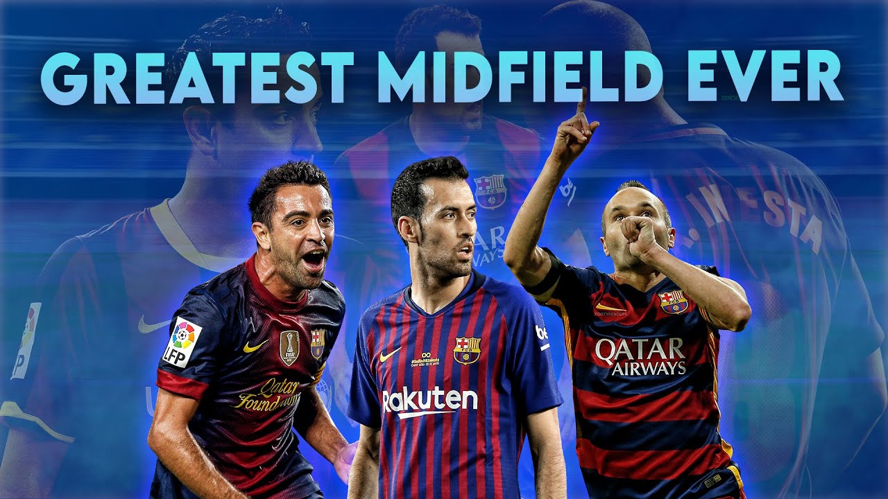 What Makes Xavi, Iniesta and Busquets Special? | Xavi Busquets and Iniesta Tactical Analysis | background