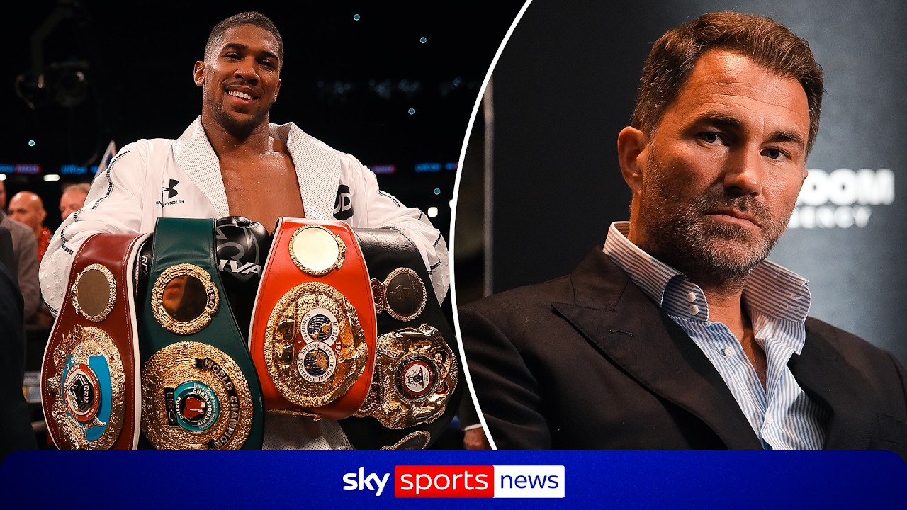 Anthony Joshua announces comeback fight against Kristian Prenga