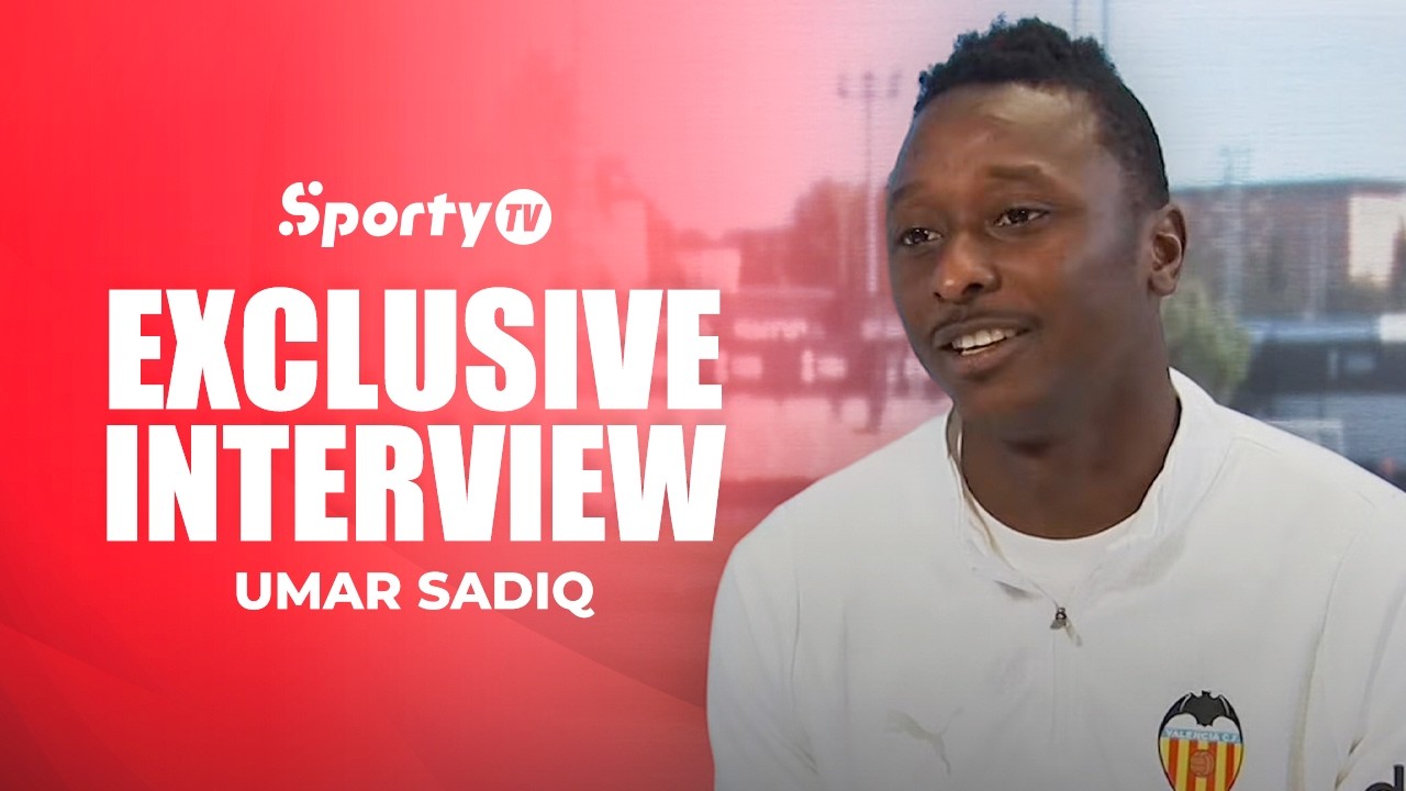 Exclusive interview with Umar Sadiq | Super Eagle and Valencia CF player | SportyTV background