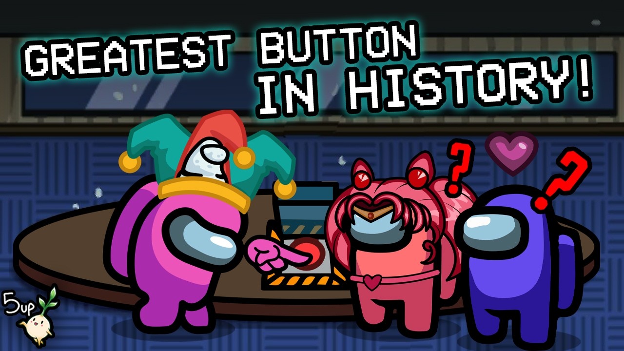 The greatest JESTER BUTTON in Among Us history!