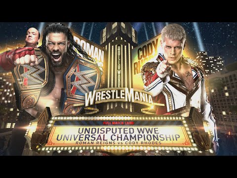 WrestleMania 39 Official Full Match Card HD background