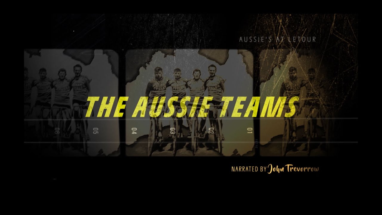 Aussie Teams - Tour de France history background