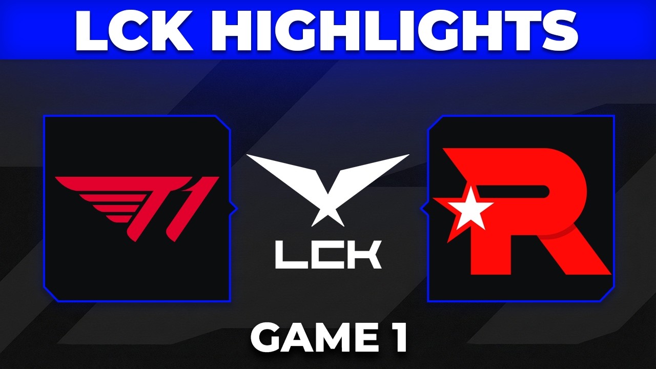T1 vs KT Higlights Game 1 | LCK 2026 W9D2 | T1 vs KT Rolster background