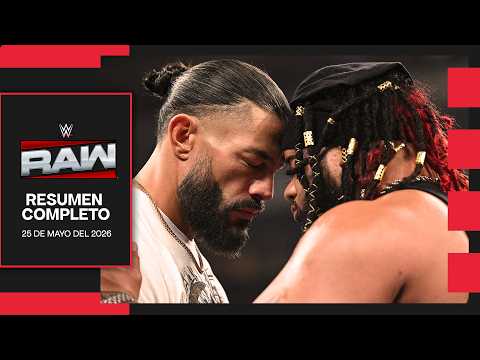 WWE RAW 25 Mayo 2026 - Resumen Completo en Español background