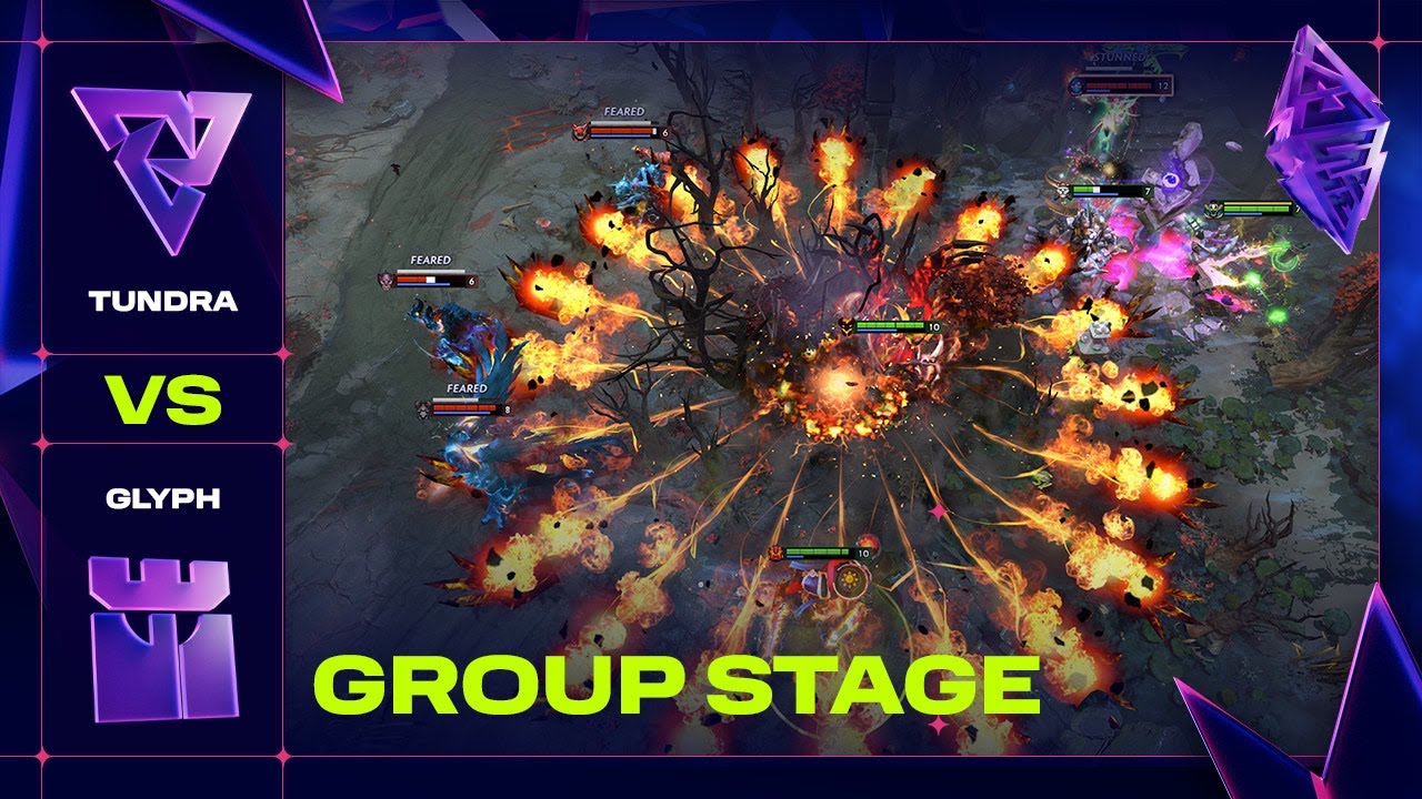 TUNDRA ESPORTS vs GLYPH - Official Highlights - BLAST Slam VII Dota 2 background