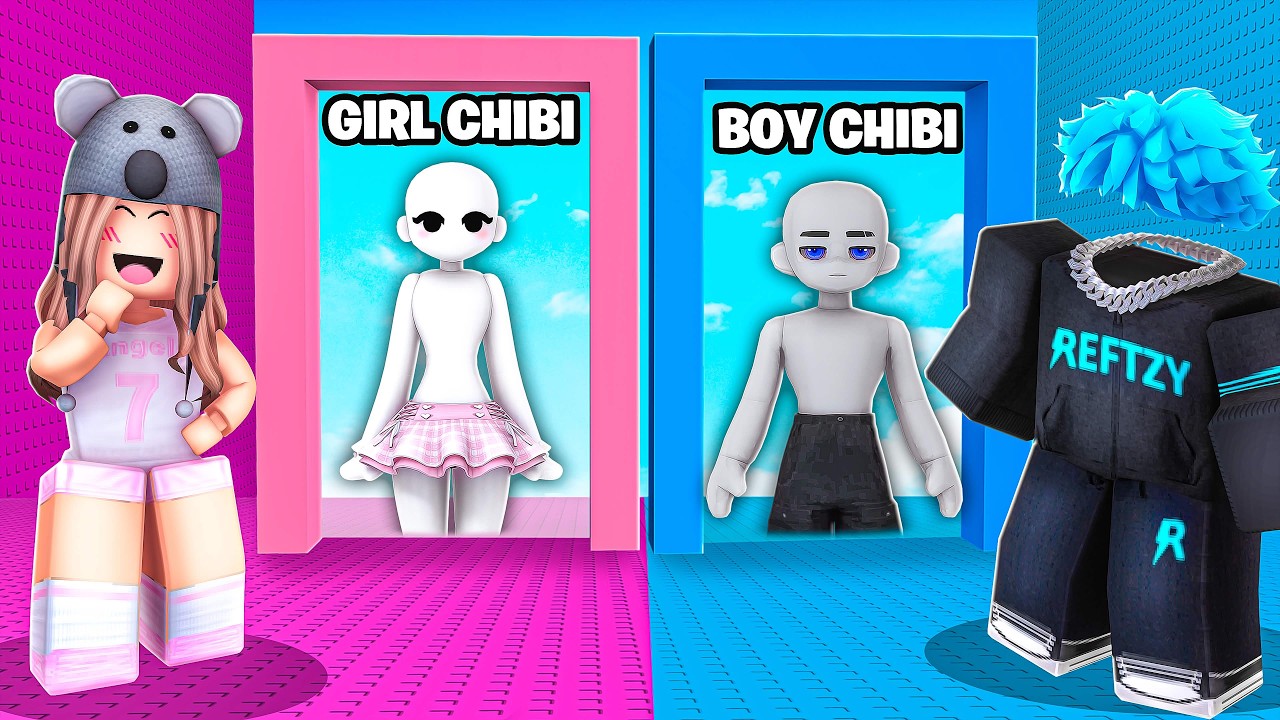Roblox Would Your Rather, Girls vs Boys Chibi Tower... background