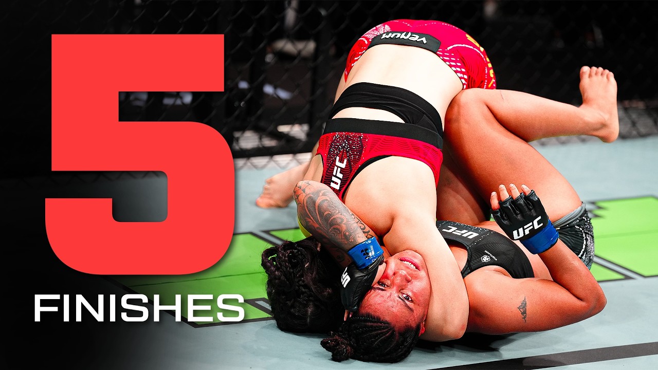 5 FINISHES From Road To UFC 5 Day 2! 🚨 background