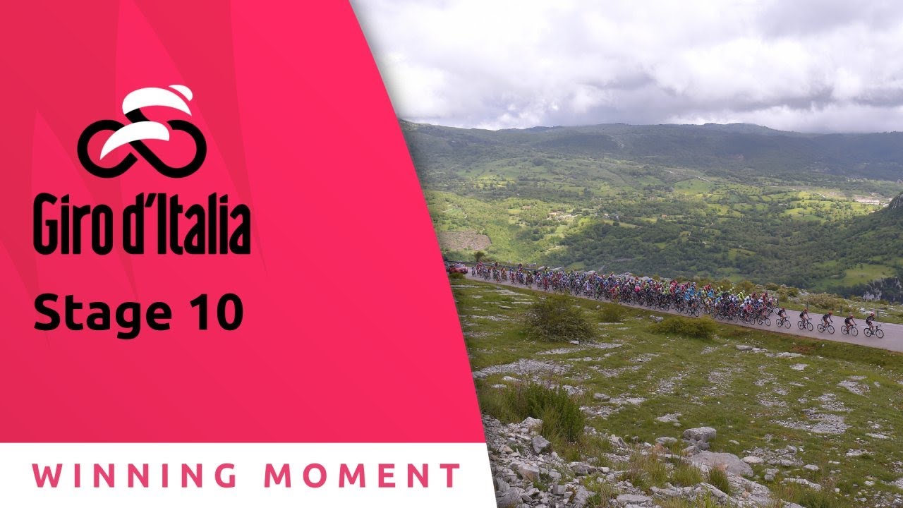 FIRST professional victory | Stage 10 Giro d'Italia 2024 Highlights background