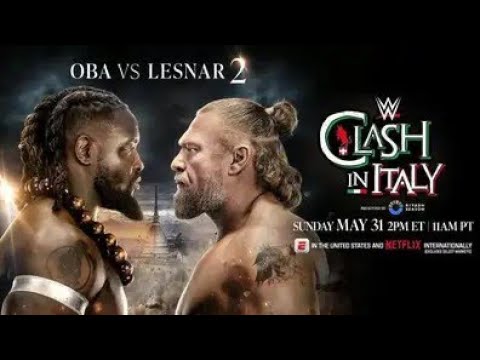 WWE clash in Italy 2026 date and time in India background