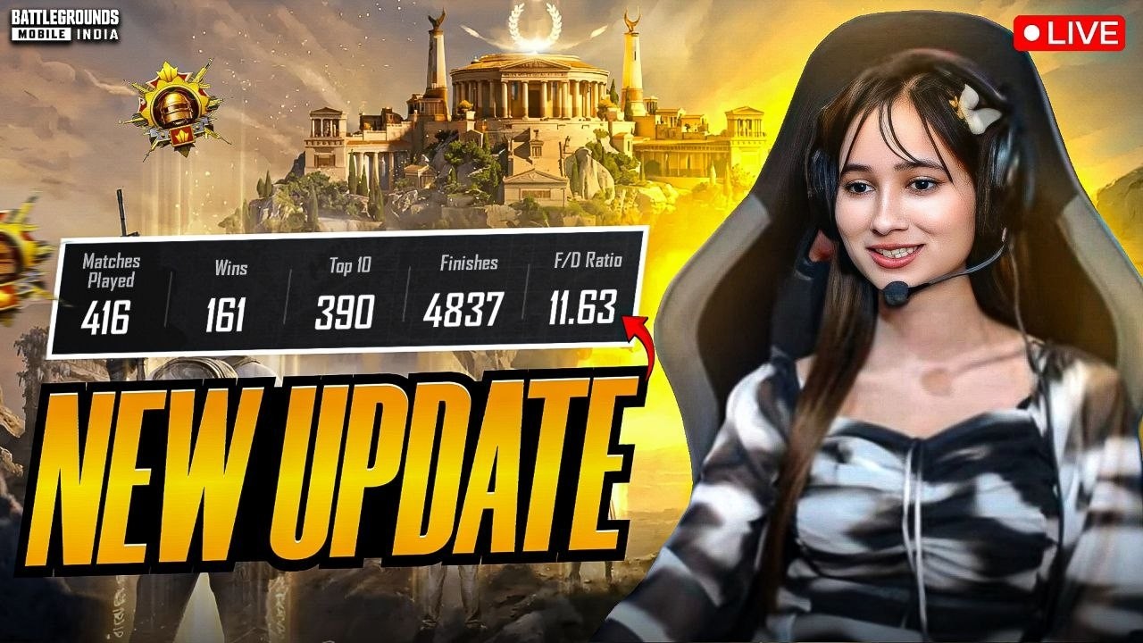 AKM+ 6X WALI KAUR OP HO KYA?😱CONQUEROR TOP 100 LIVE😍💥BGMI LIVE |#bgmilive #girlgamer #pubgmobile