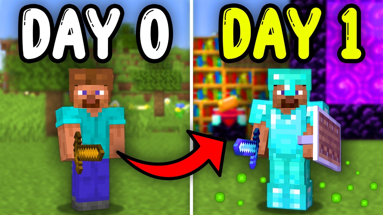How To Get the PERFECT START in Minecraft!