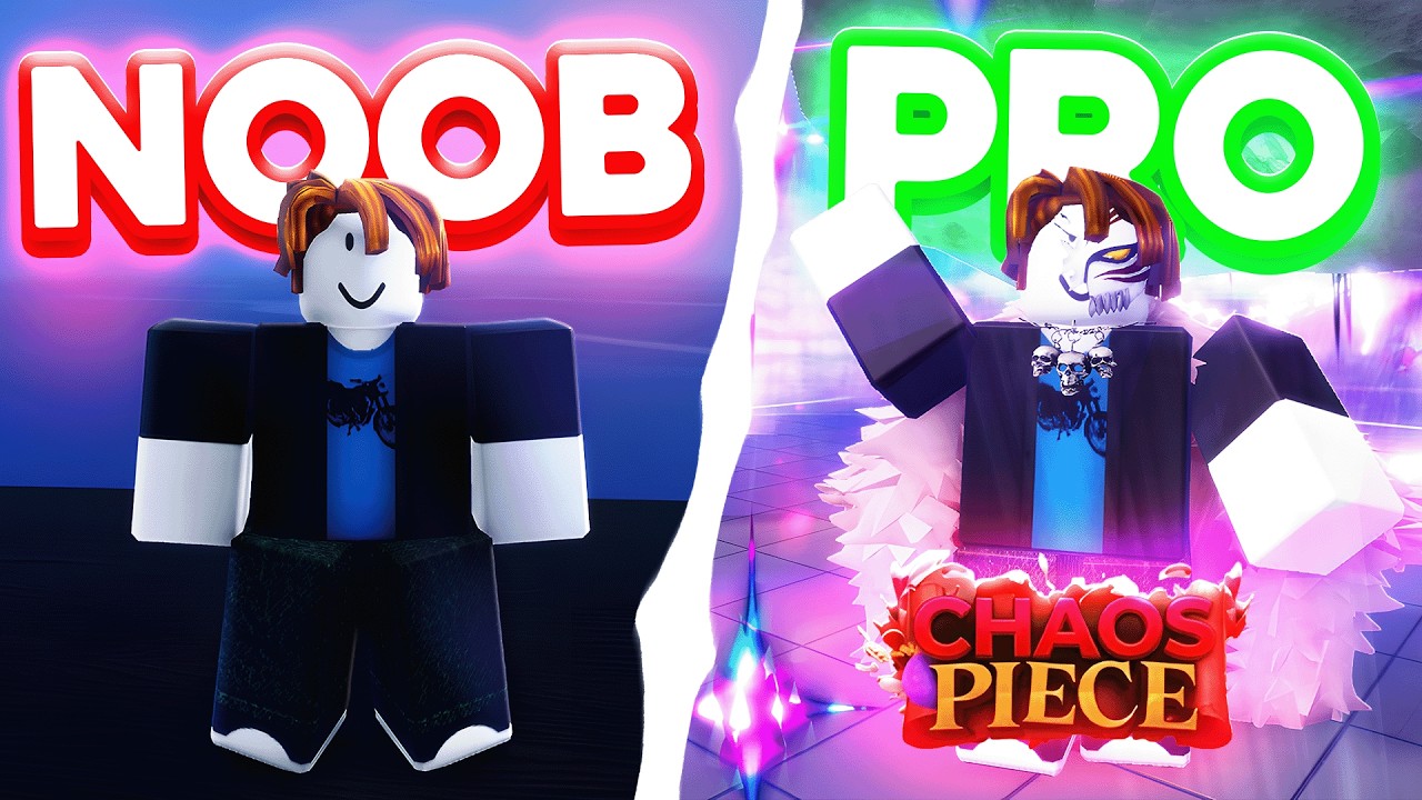 Going From NOOB to PRO In NEW Roblox Anime Game... (Chaos Piece)