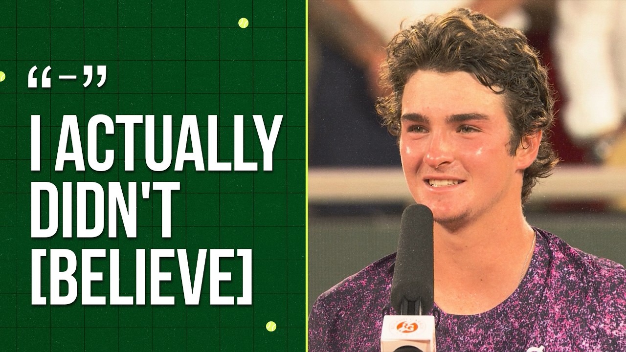 João Fonesca Breaks Down Epic Match vs. Novak Djokovic | Roland-Garros 2026