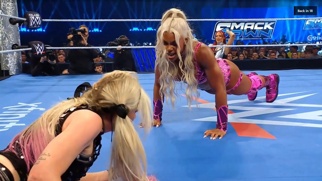 (1/2) Alexa Bliss vs Jade Cargill: SmackDown May 29 2026 background