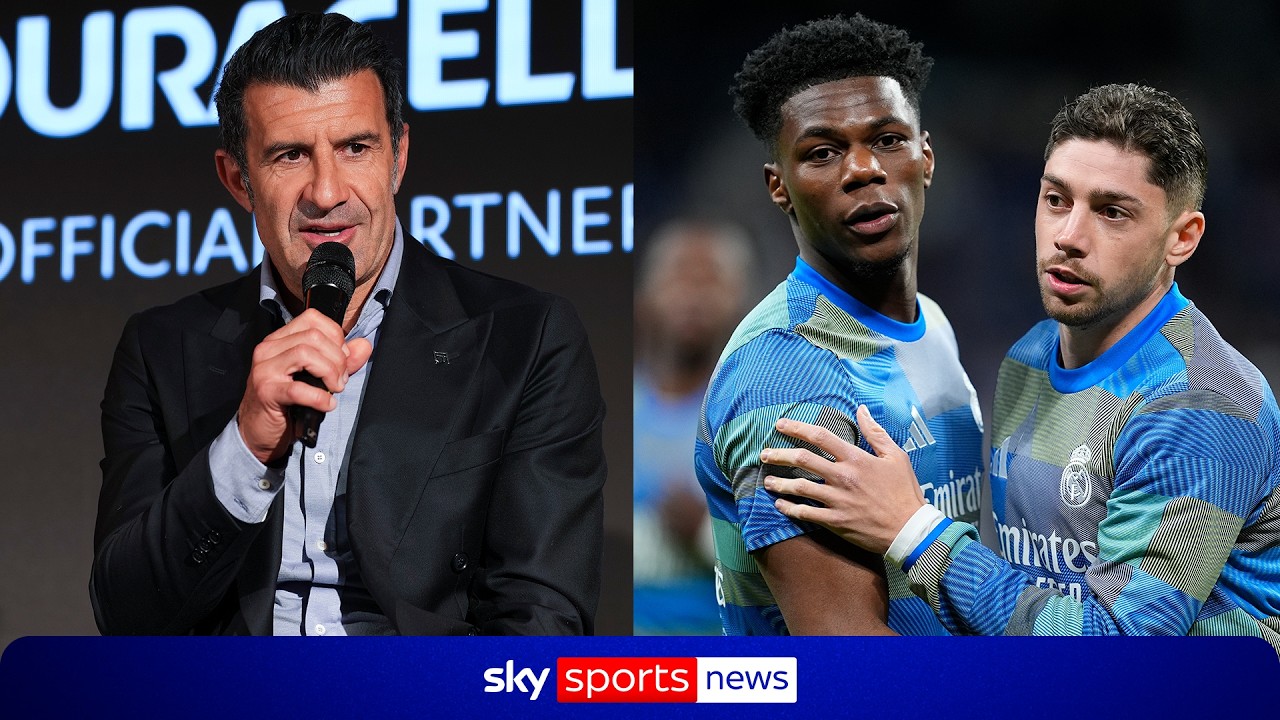 Luis Figo on Tchouameni and Valverde fight, Mourinho to Real Madrid and Mbappe future background