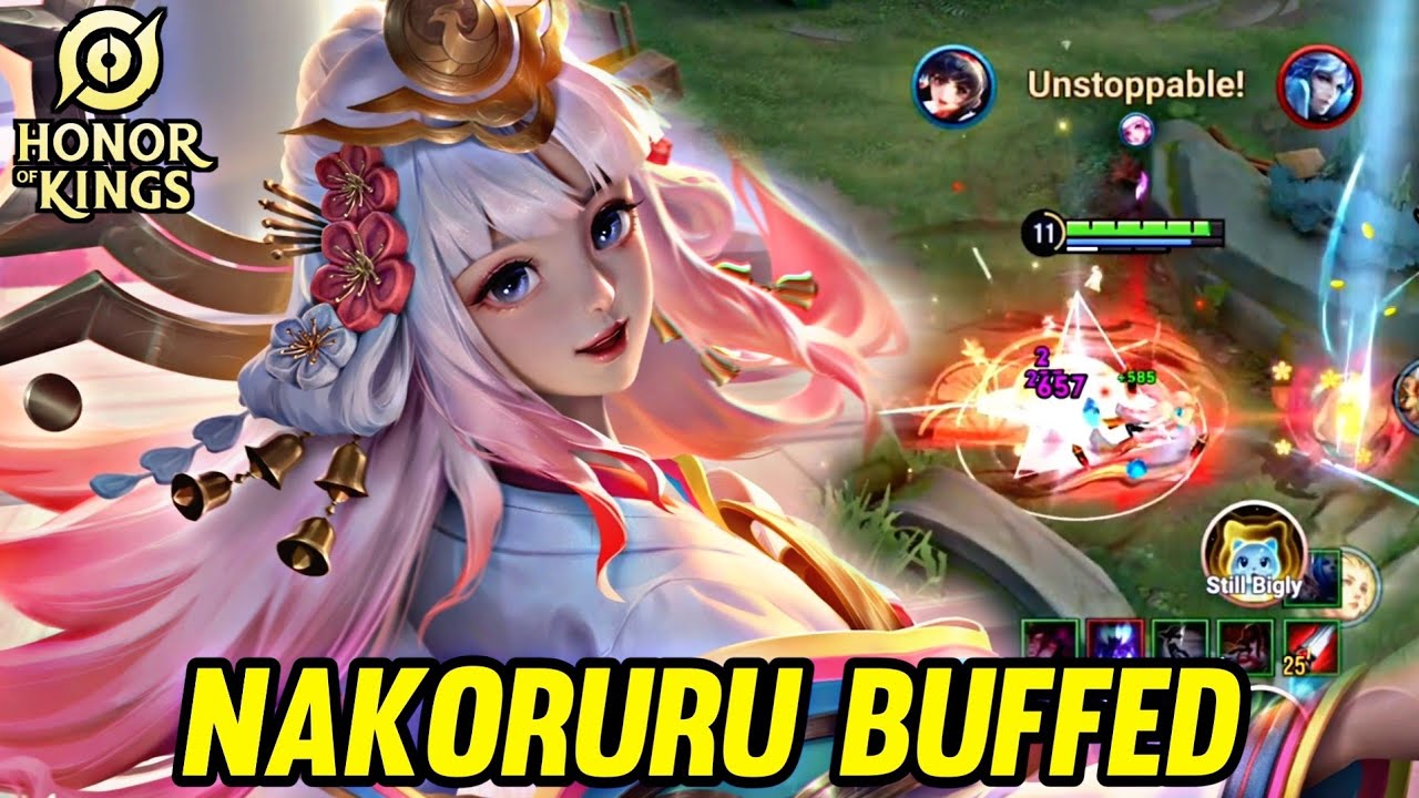 HOK : NAKORURU BUFFED NEW PATCH - HONOR OF KINGS background