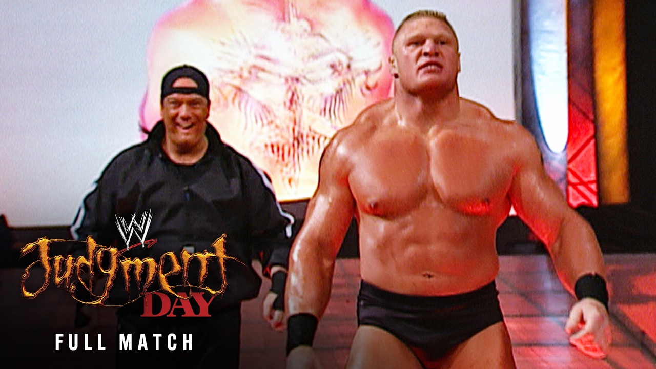 FULL MATCH: The Hardy Boyz vs. Brock Lesnar & Paul Heyman: Judgment Day 2002 background