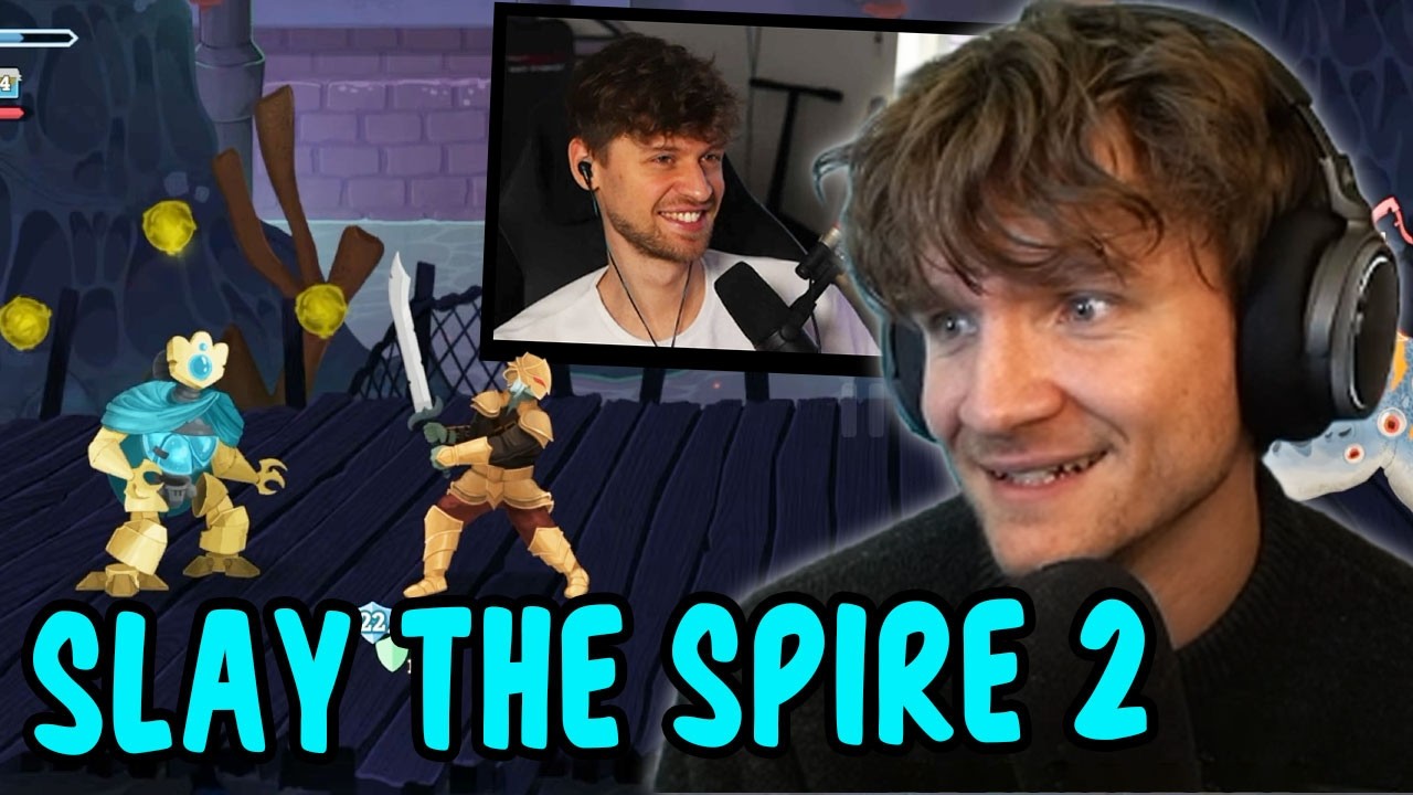 Teo and Lukas have a short Slay The Spire 2 session