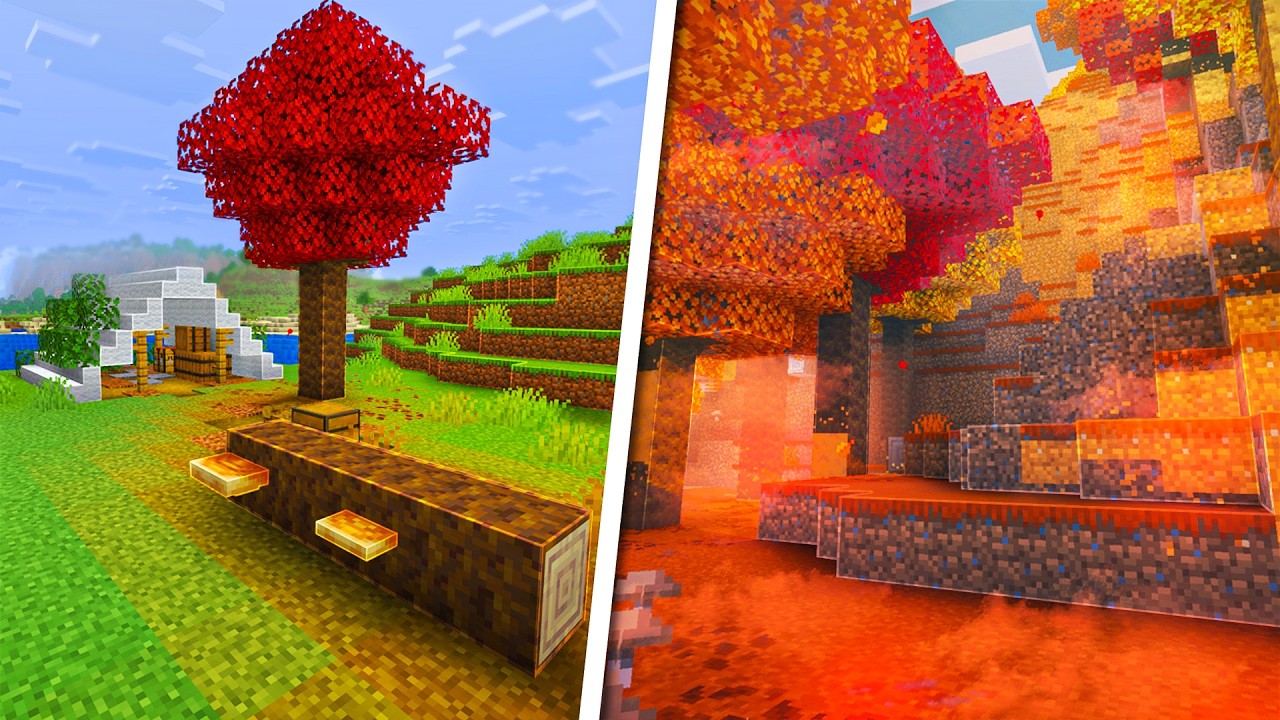 Minecraft bekommt ein HERBST Update! background