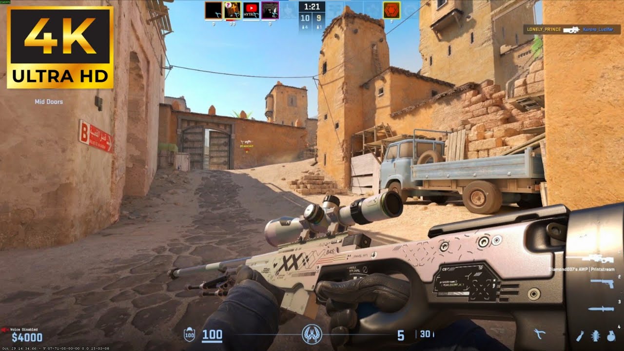 Counter-Strike 2 Gameplay 4K (No Commentary)