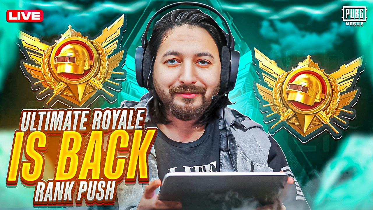 RANK 4🔥ULTIMATE ROYALE RANK PUSH | TMG MARKHOR | PUBG Live Stream
