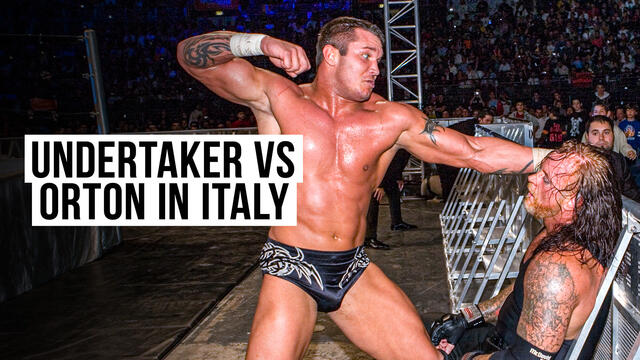 Undertaker and Randy Orton clash in Italy: From the WWE Vault background
