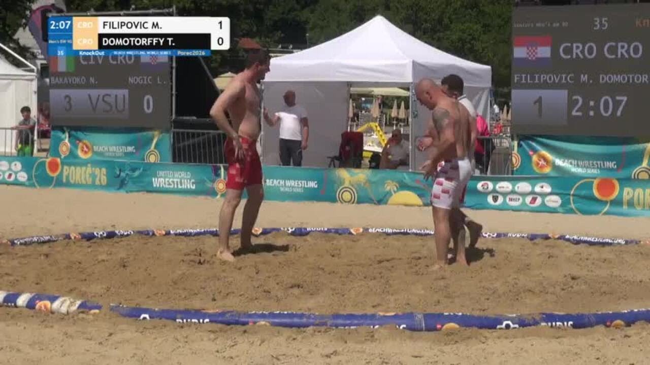 Mate FILIPOVIC (CRO) vs. Tomislav DOMOTORFFY (CRO) • KnockOut • Men's BW 90Kg background
