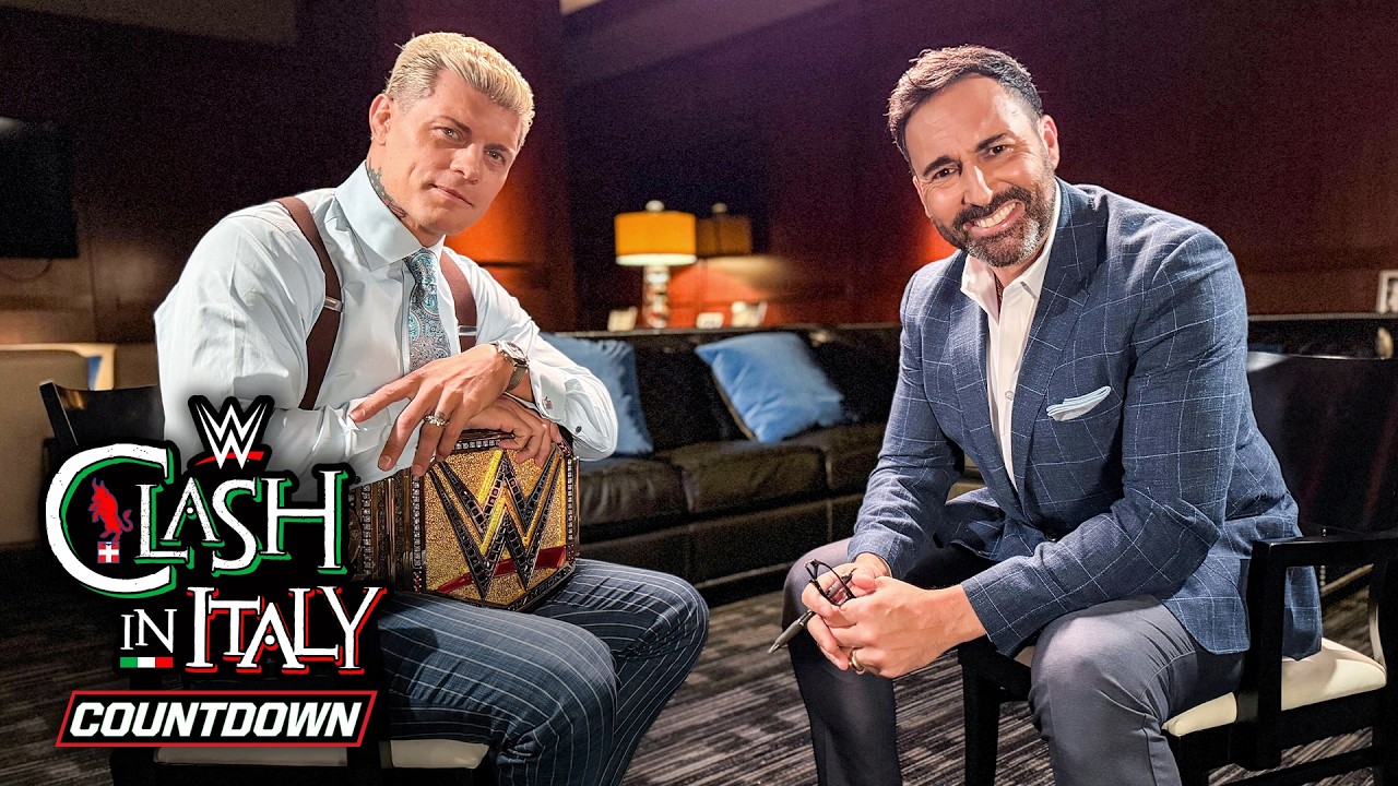 FULL INTERVIEW: Cody Rhodes on surviving Gunther and the Randy Orton Punt Kick fallout background