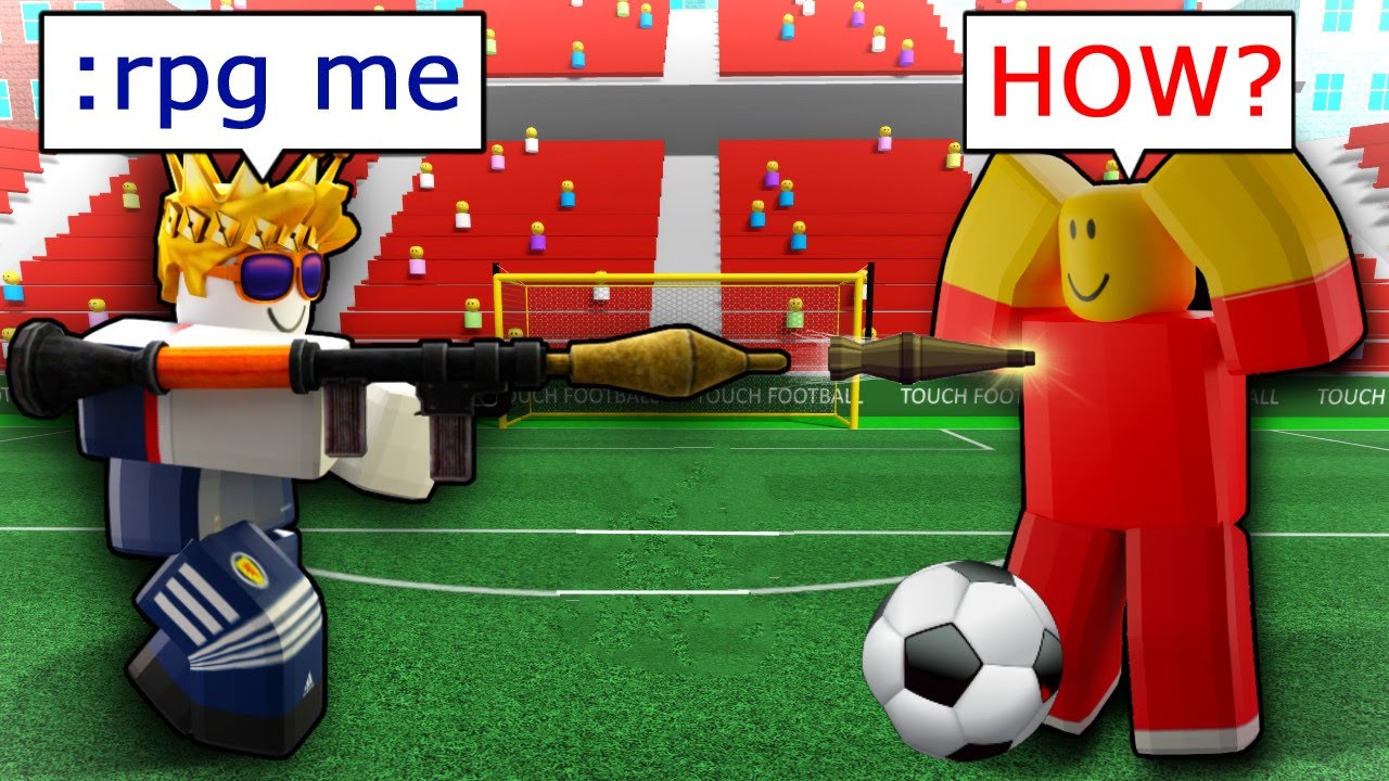 I used ADMIN COMMANDS to TROLL My Fans in Touch Football! (Roblox Soccer)