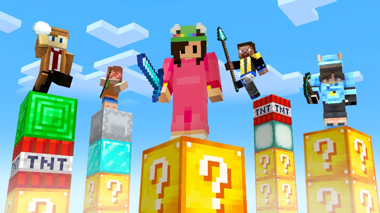 Lifesteal SMP VS Lucky Block Pillars