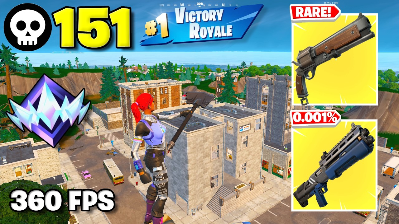 RARE BRILLIANT BOMBER SKIN RETURNS! 151 Elimination "RELOADโ Gameplay Wins (Fortnite PS5 Controller)