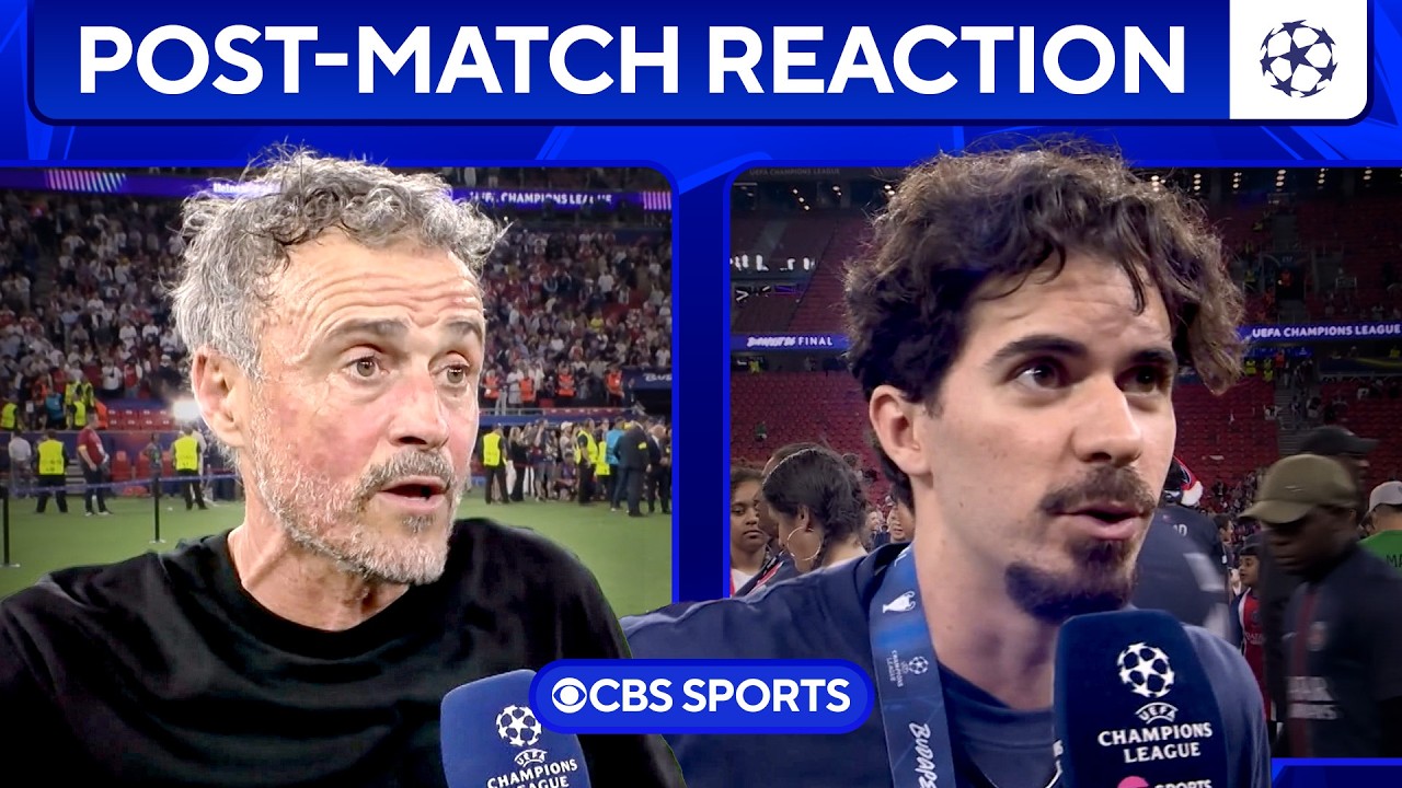 "We are Champions" Enrique on PSG winning second straight Champions League Final