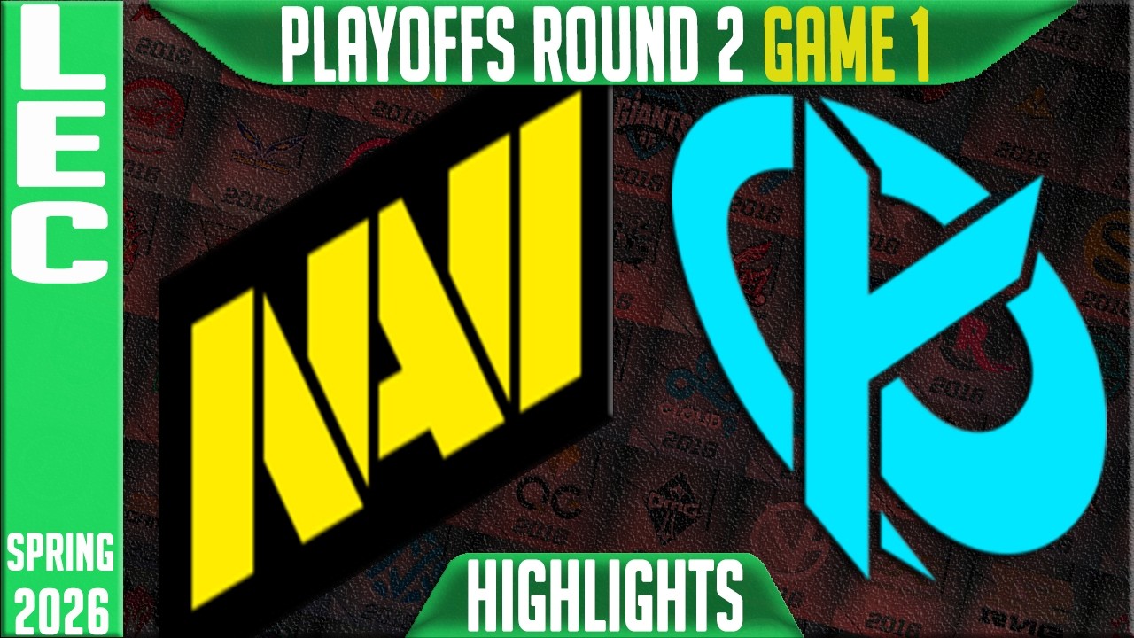 KC vs NAVI Highlights Game 1 | LEC Spring 2026 Playoffs | Karmine Corp vs Natus Vincere G1