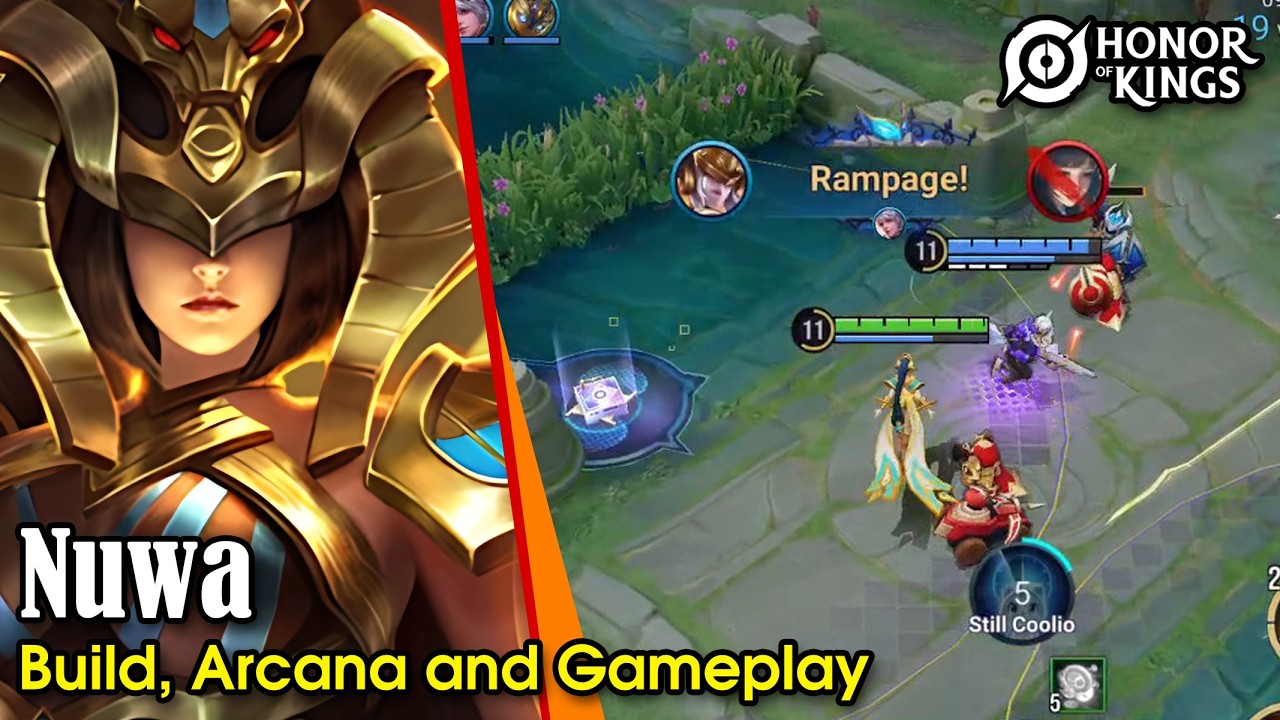 Honor of Kings Nuwa Build, Arcana and Gameplay - Mid Lane