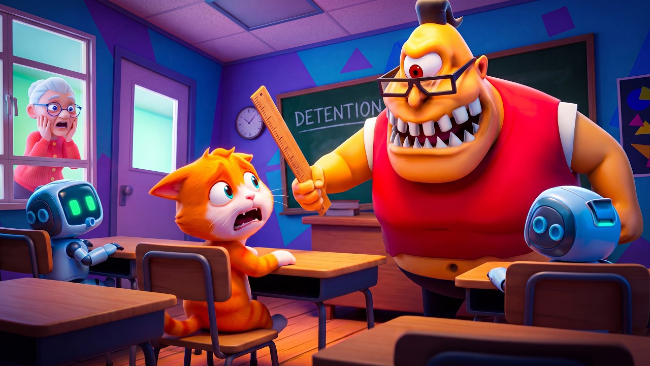 Cat Went To SCHOOL - I Am Cat VR