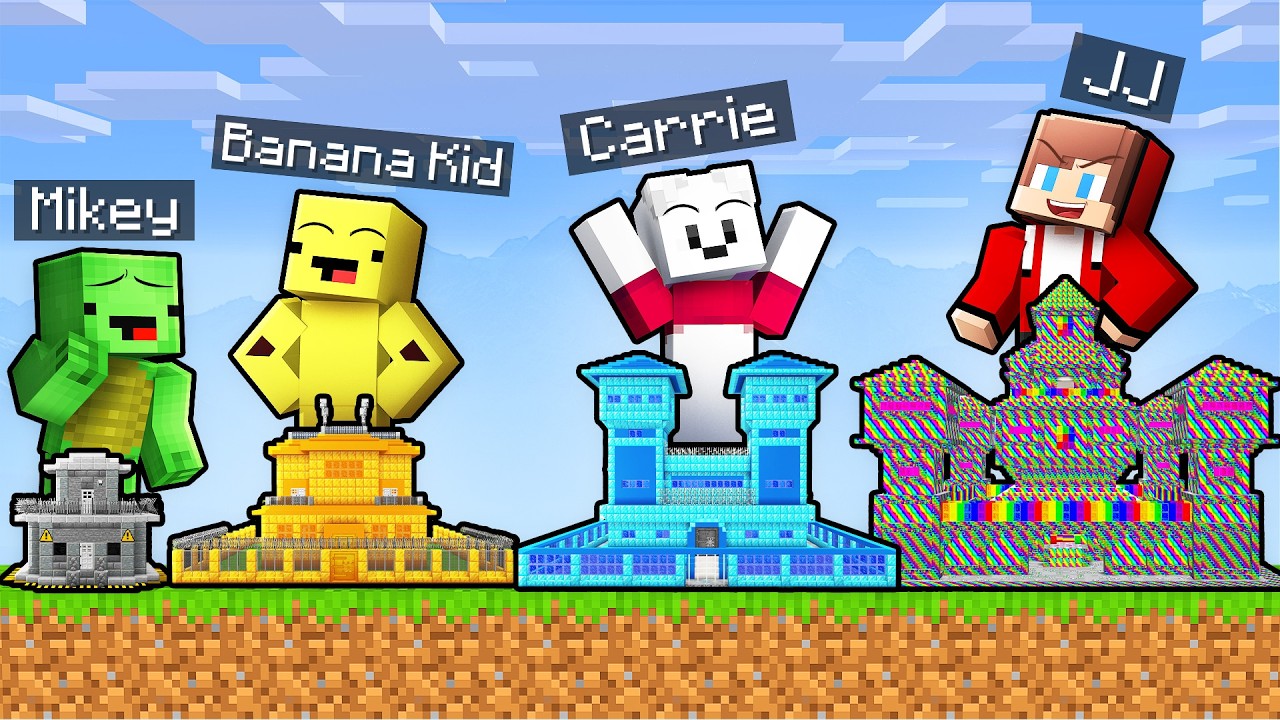 Mikey vs JJ vs Friends: Minecraft OP BUNKER - Maizen