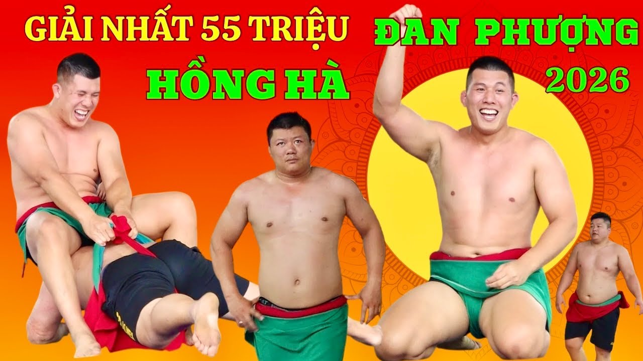 Giải nhất 50 triệu sới Hồng Hà Đan Phượng 2026. Đấu Vật Traditional Vietnamese Mens Wrestling.