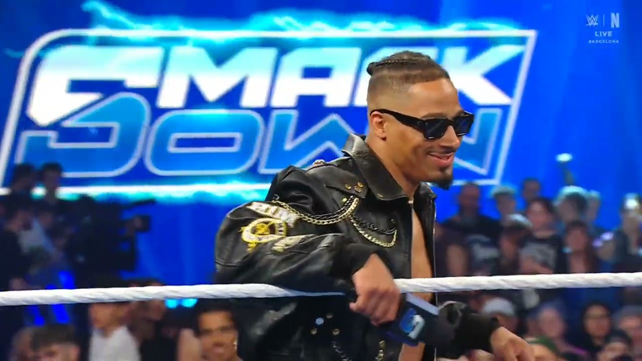 WWE SMACKDOWN CARMELO HAYES ENTRANCE 05/29/26 background