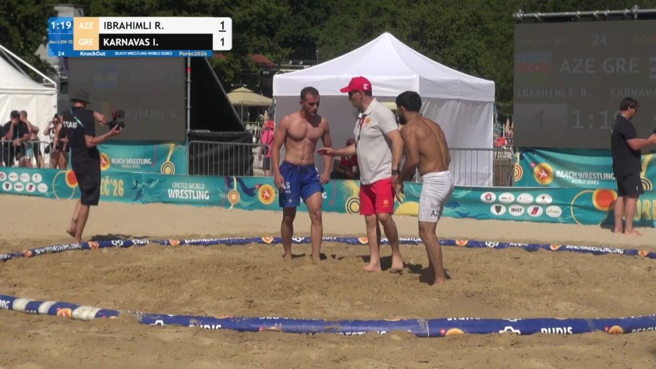 Rubail IBRAHIMLI (AZE) vs. Ilias Rafail KARNAVAS (GRE) • KnockOut • Men's BW 70Kg background